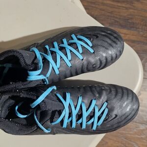 Kids Black and Blue Sneakers